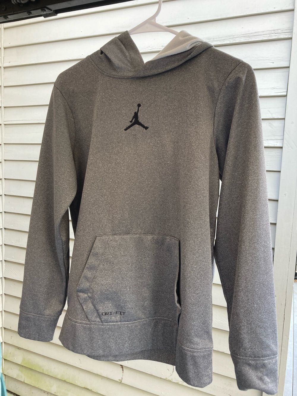 Jordan Gray Performance Pullover Hoodie